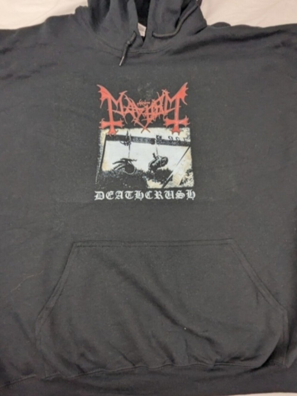 Mayhem Deathcrush Black Hoodie Band Jacket NWOT 2XL